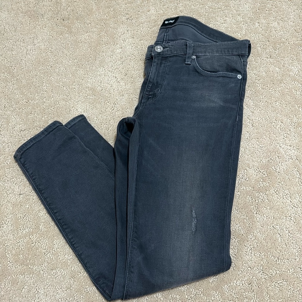 Hudson grey slightly distressed jeans size 29.